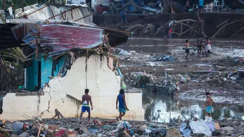 Destruction Unleashed: Typhoon Kalmaegi Claims Over 100 Lives in the Philippines