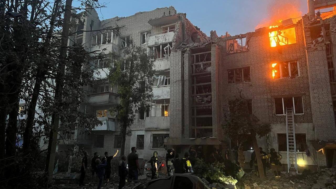 Eight People Including Kids Killed in Big Russian Missile Strike on Ukraine