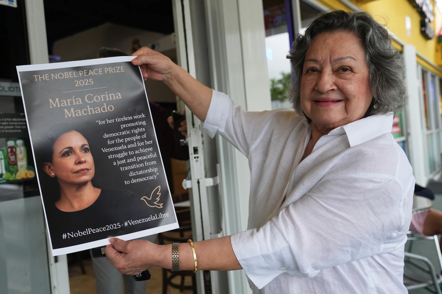 Venezuelan Community in Doral Celebrates Nobel Win Amidst Uncertainty