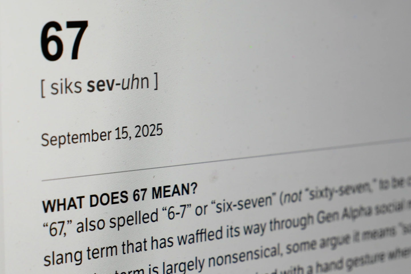 What's Up with '6-7'? Dictionary.com's Word of the Year Revealed!