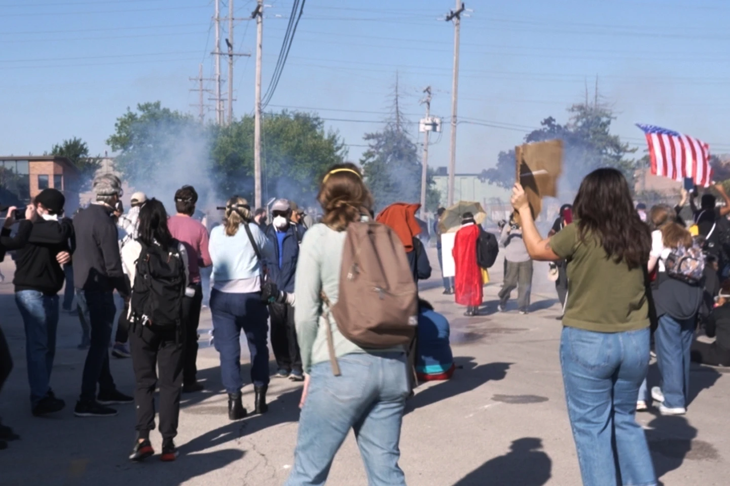 Federal Clash with Protesters at ICE Building in Suburban Chicago
