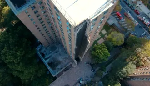 Shocking Collapse: NYC Apartment Building Partially Falls After Possible Explosion