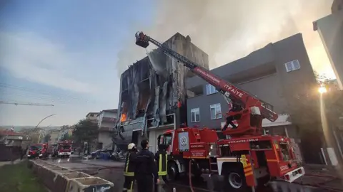 Tragedy Strikes: Fire at Turkish Perfume Warehouse Claims Six Lives