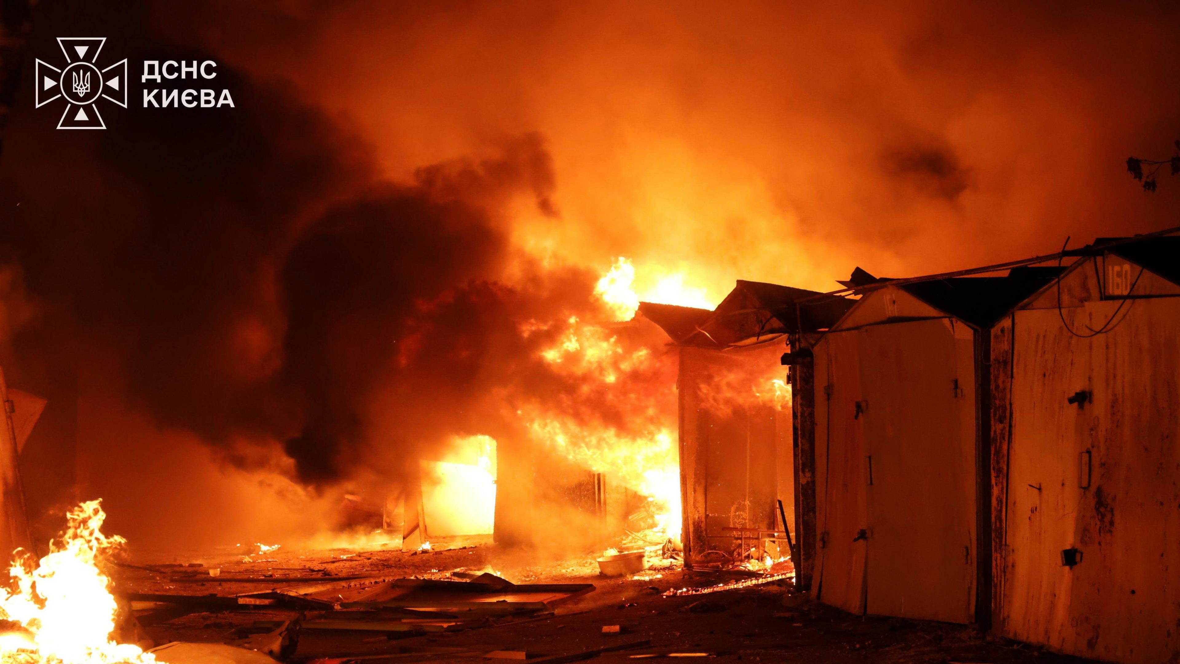 Three Killed, One Child, in Nighttime Missile Blasts Near Kyiv
