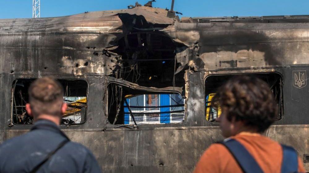 Ukrainian Trains on High Alert as Drone Attacks Escalate