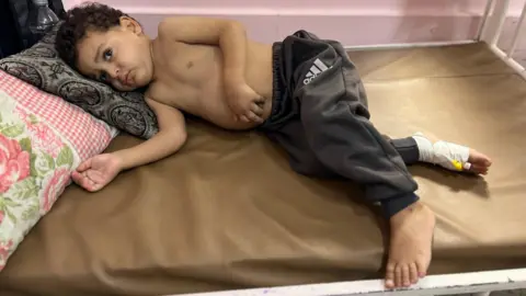 Struggles of Young Lives: Gaza's Children Await Medical Help