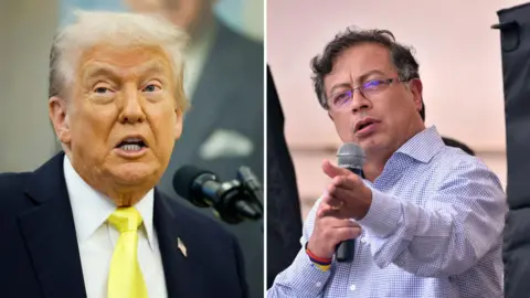Tensions Rise: Trump vs. Colombia's Petro as U.S. Aid Suspended