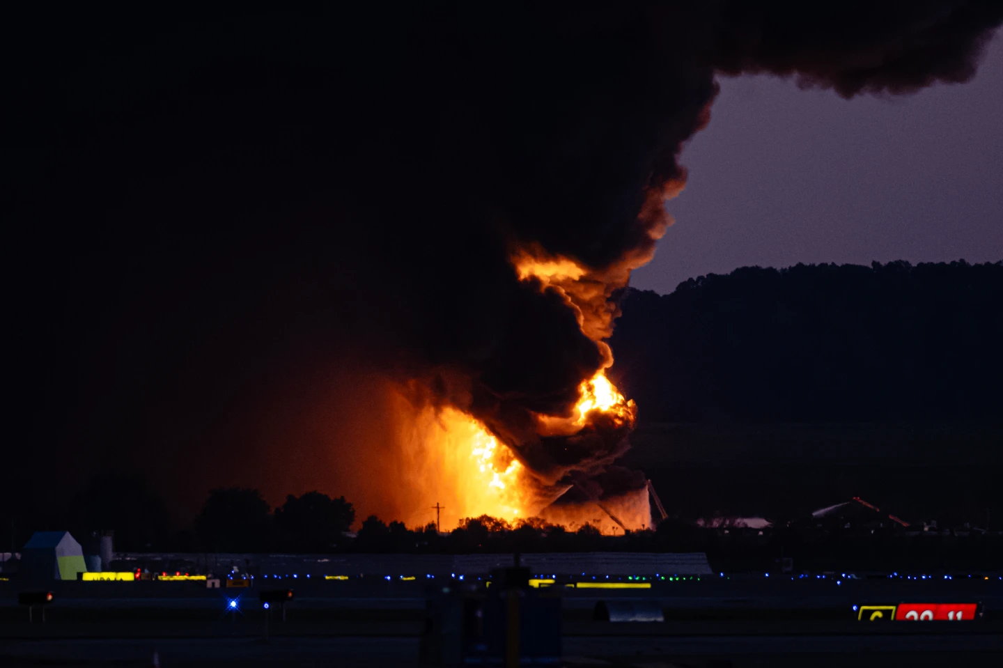 UPS Plane Crashes in Louisville, Ignites Massive Fire