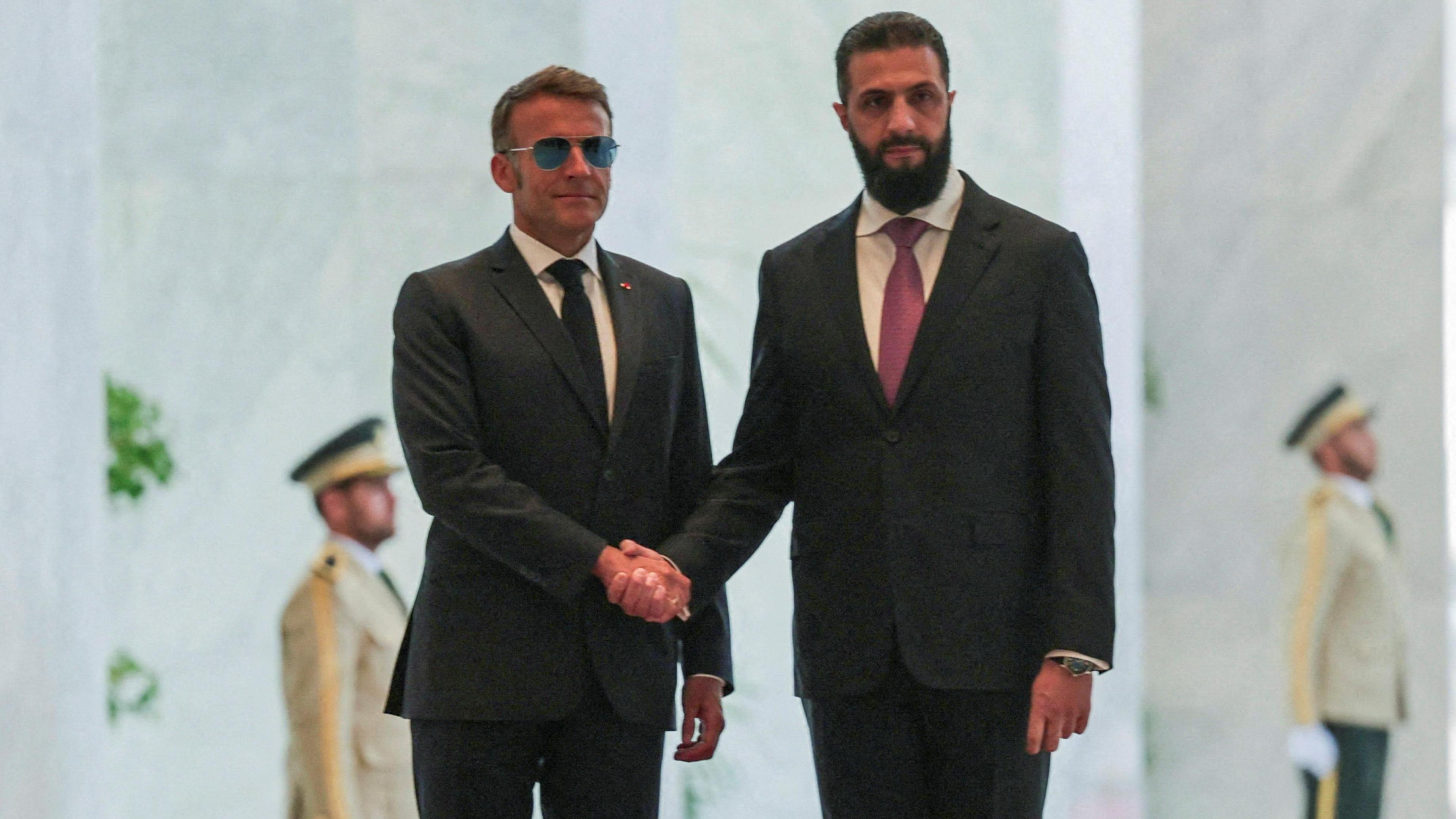 Bomb Blasts Injure 18 as Macron Visits Damascus