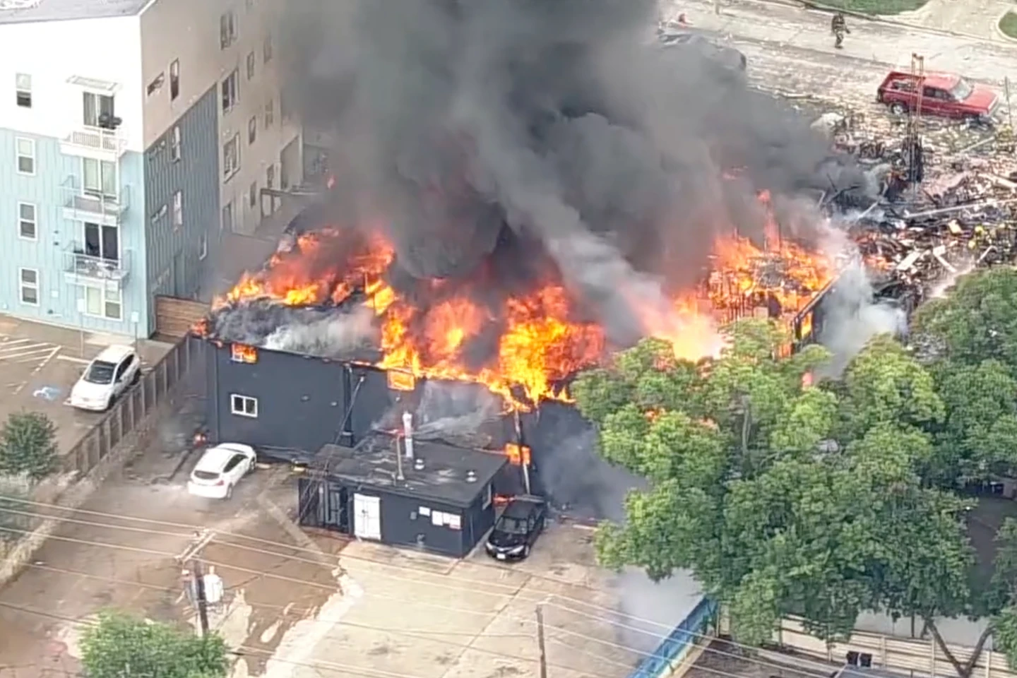 Dallas Apartment Blaze: Explosion Turns Building to Ash & Lives Lost