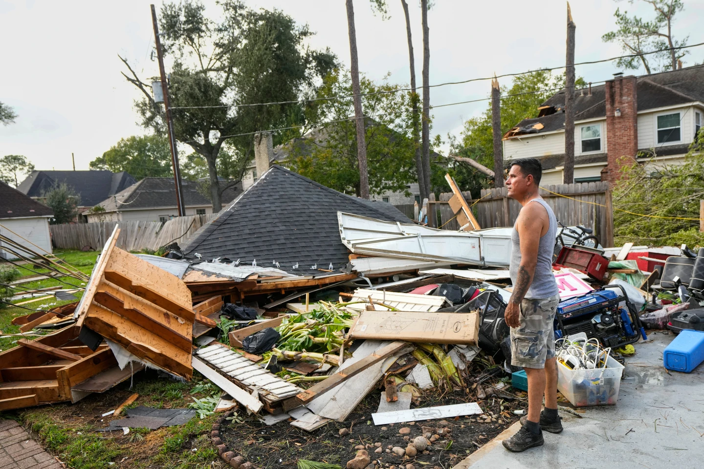 Tornado Hits Houston, Damaging Over 100 Homes