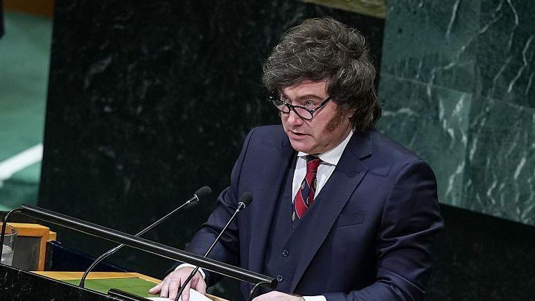 Javier Milei at the UN