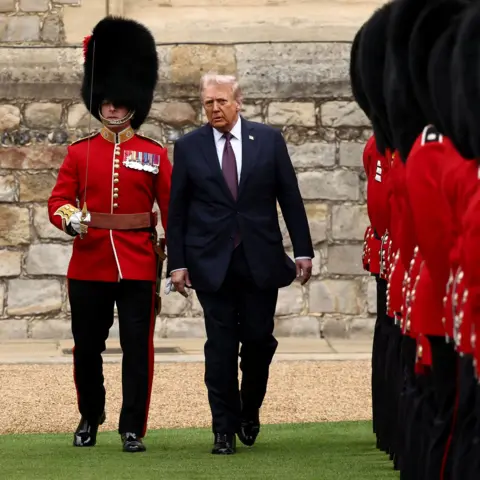 Trump and Melania Greet Royals at Windsor Castle: A Royal Reunion