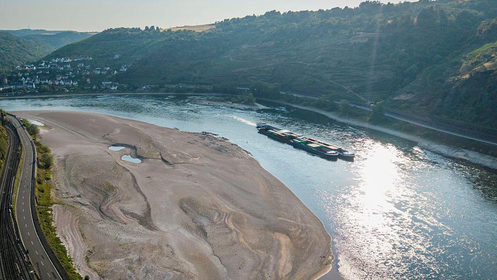 Rhine River Hits Record Low as Heatwave Strikes Europe