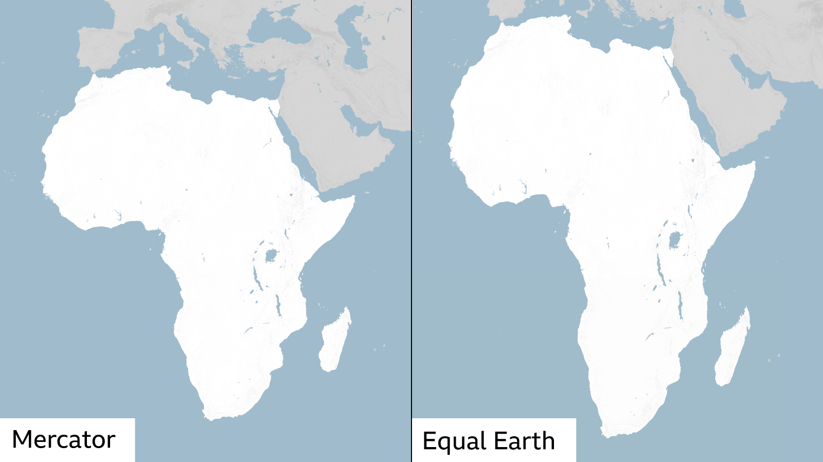 Seeing Africa the Right Way: UN Adopts New World Map