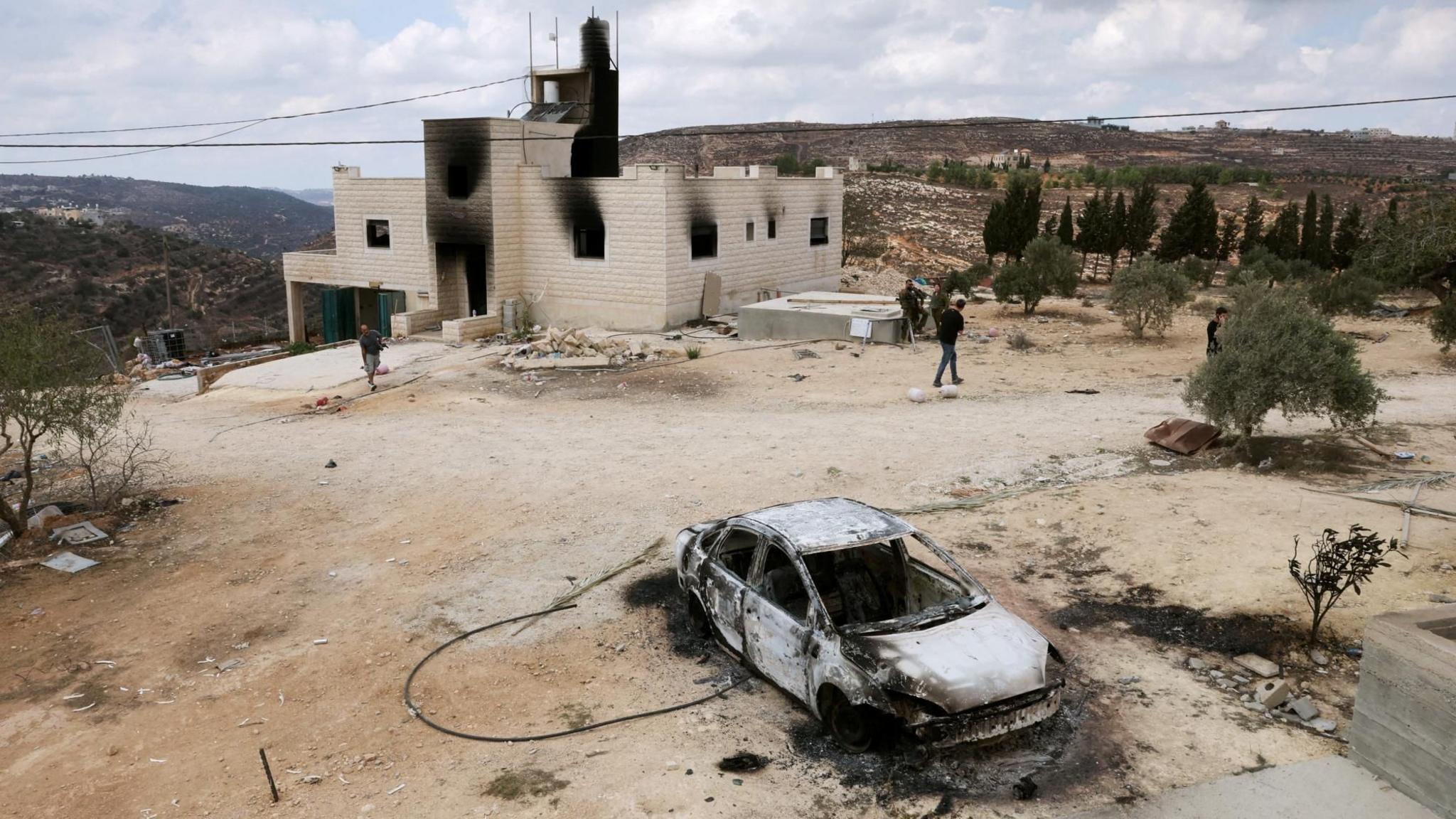 Settlers Attack West Bank Village, Block Palestinian Family from Home
