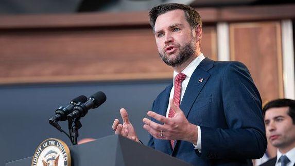 Vice President JD Vance delivering remarks on the H-1B visa policy