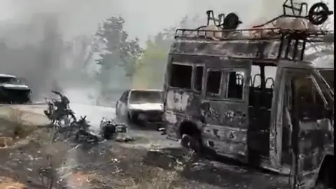 🔥 Vehicles Burning in Mali! What's Happening for Eid?