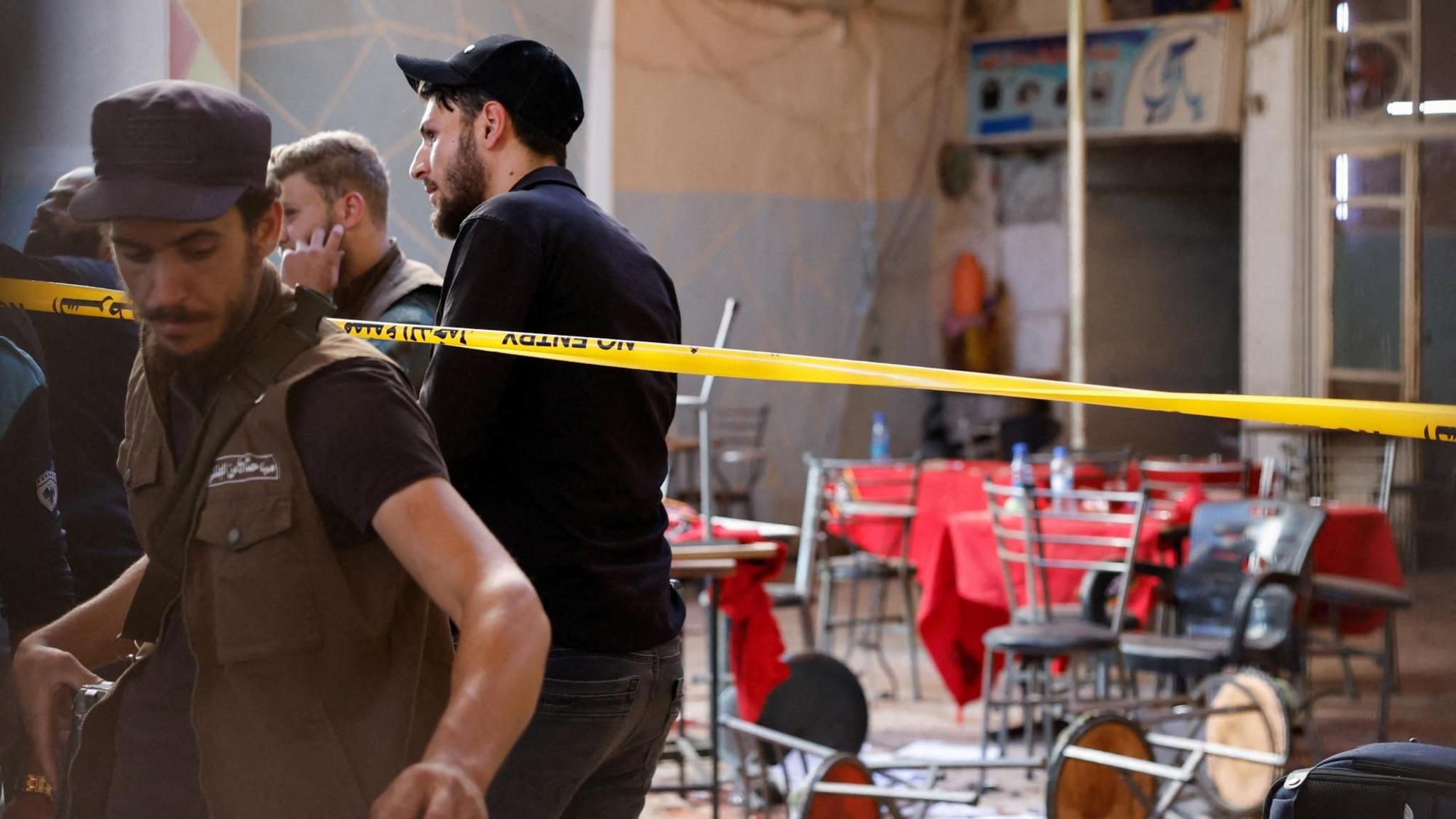 Deadly blast at Damascus cafe kills six