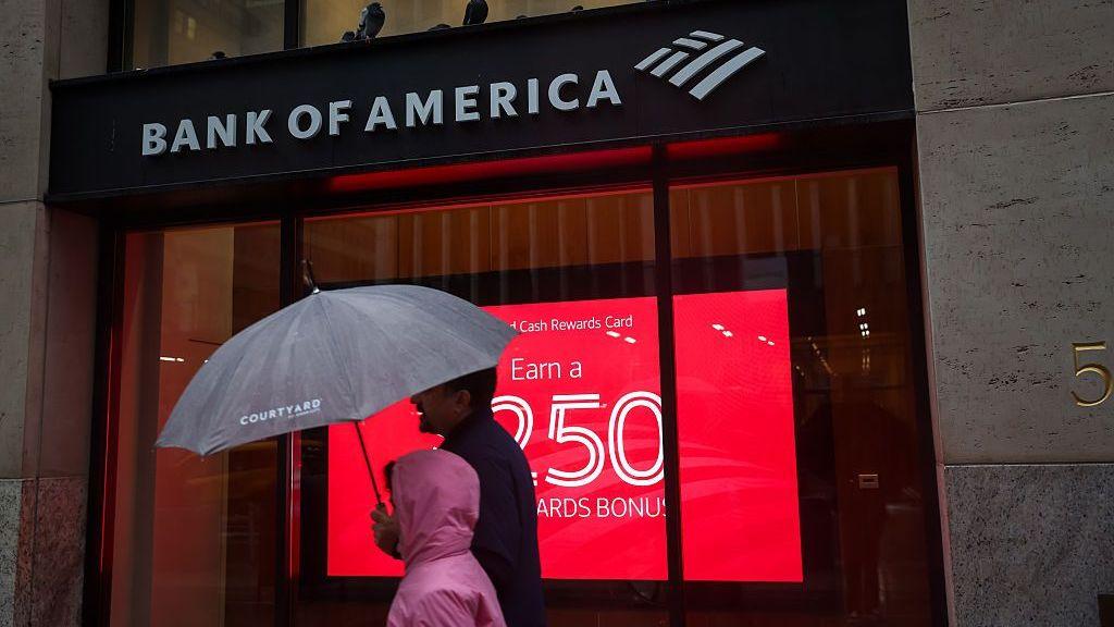 Bank of America branch in New York City