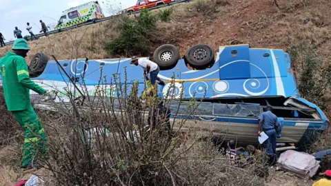 Tragedy Strikes South Africa: 42 Die in Bus Crash