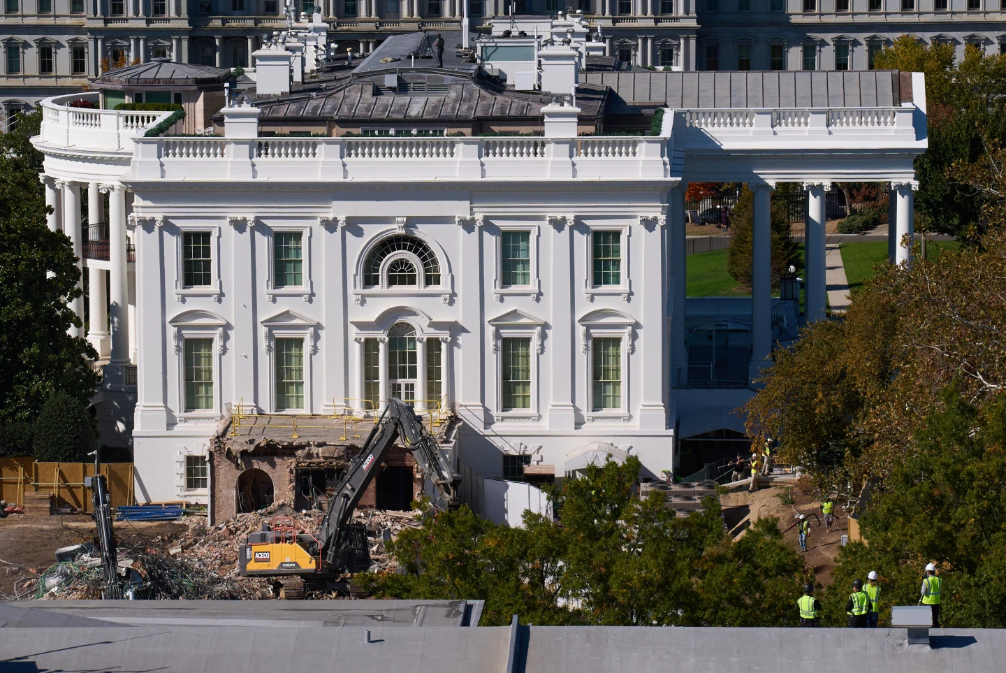 Trump's Controversial East Wing Demolition: Lawmakers Clash