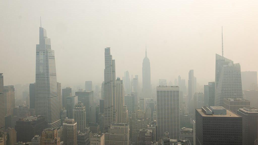 Canada Fires Blankets North America with Thick Smoke