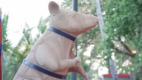 Cambodia Honors Hero Rat with Monument