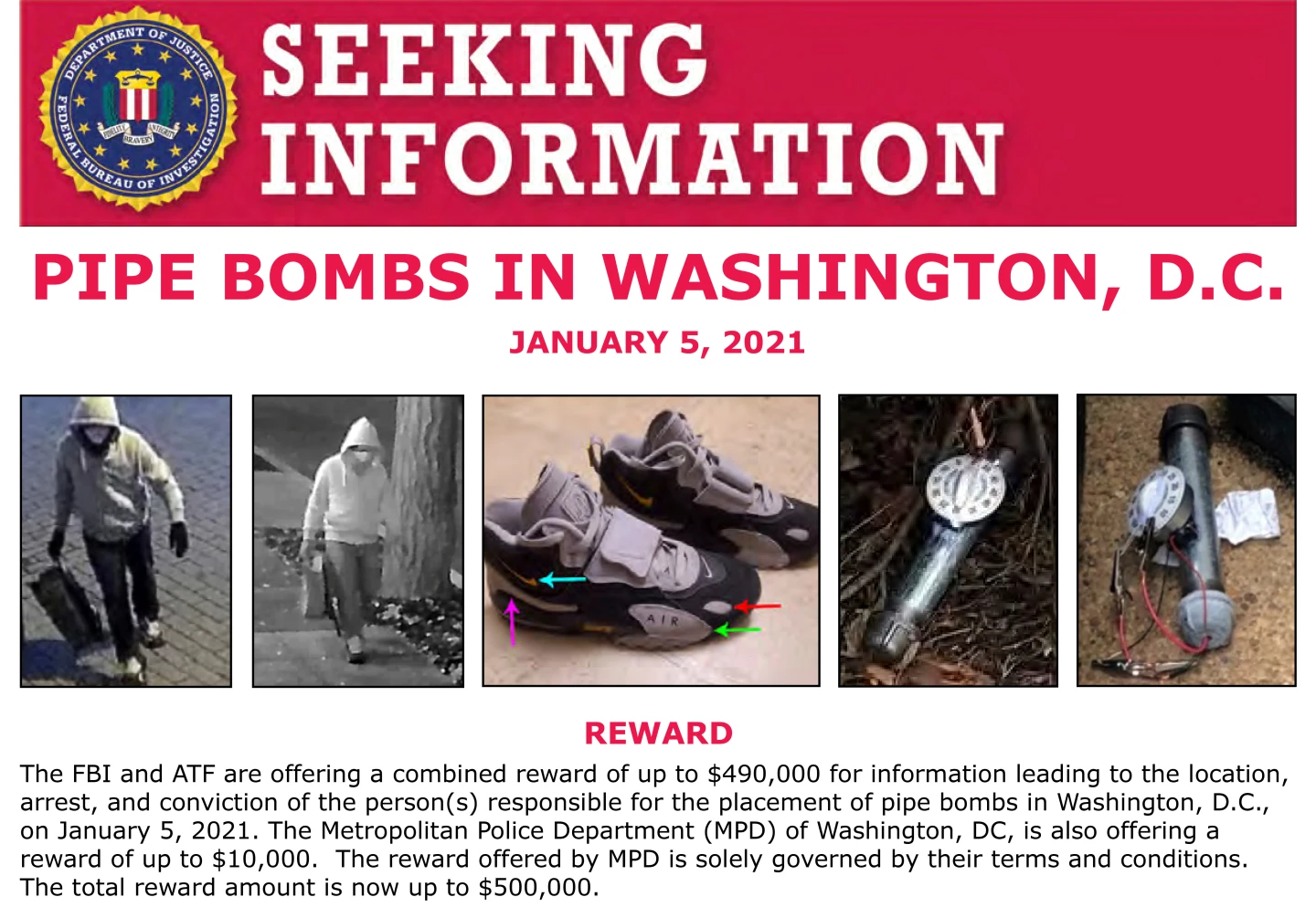 FBI Makes Breakthrough Arrest in Capitol Pipe Bomb Case